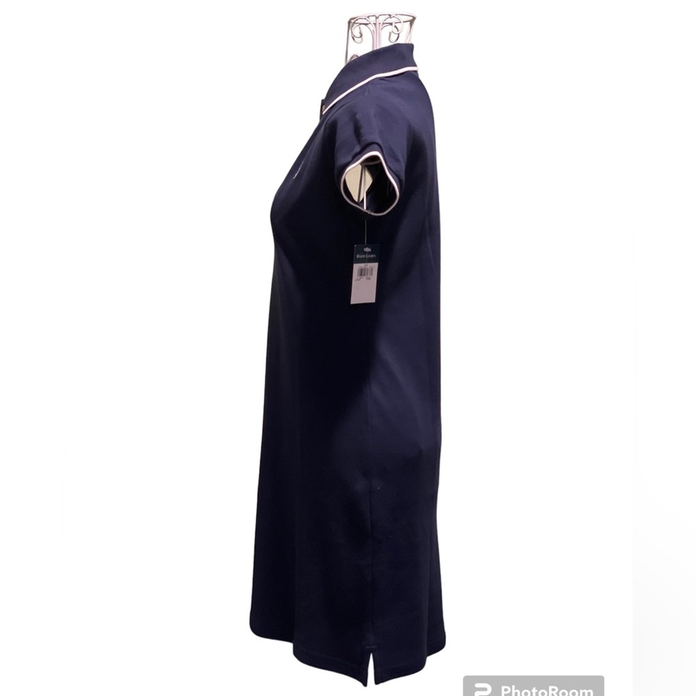 Ralph Lauren Girls Navy Blue Polo Tennis Dress L NWT - Picture 4 of 5